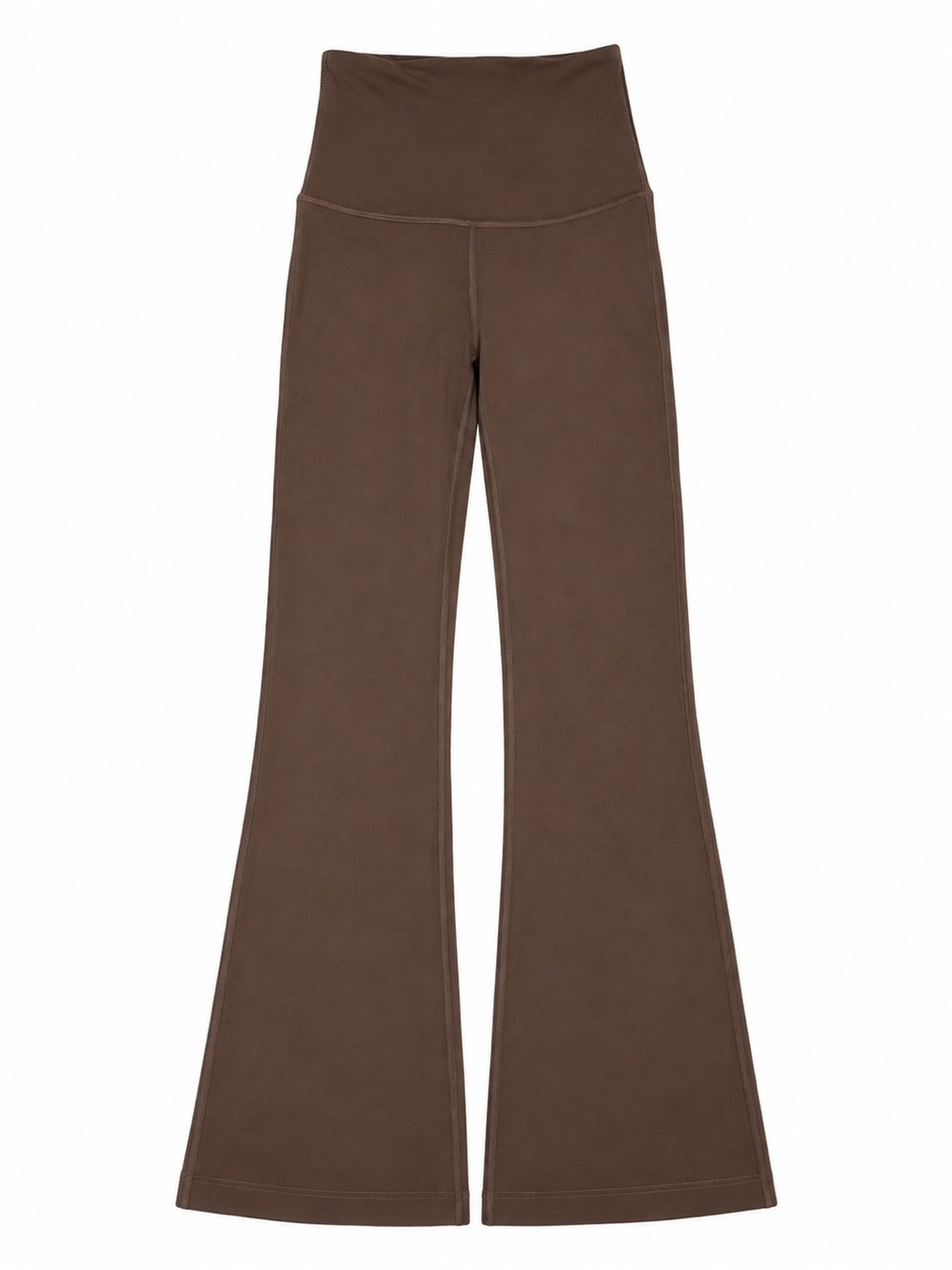 Lululemon Groove Super-High-Rise Flared Pant Nulu Java Brown Size 0